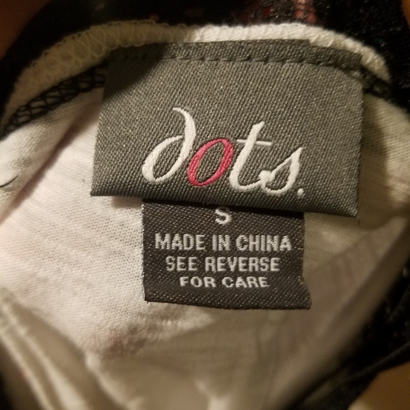 Dots Lace Ribbon Rose Print Tank Top - Picture 4 of 4